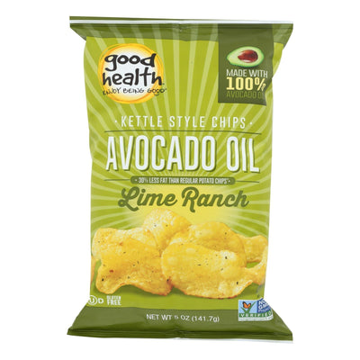 Good Health Kettle Chips - Avocado Oil Lime Ranch - Case Of 12 - 5 Oz. - Orca Market