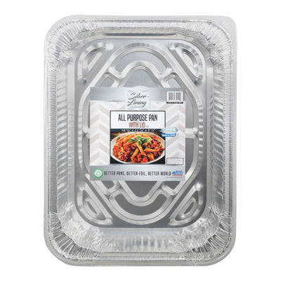 Durable Foil - Alum Pan All Prps Lid - Case Of 12 - 1 Ct - Orca Market