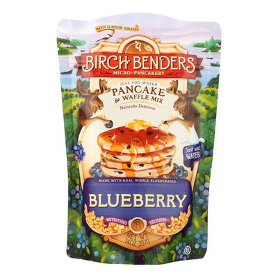 Birch Benders Pancake And Waffle Mix - Blueberry - Case Of 6 - 14 Oz. - Orca Market