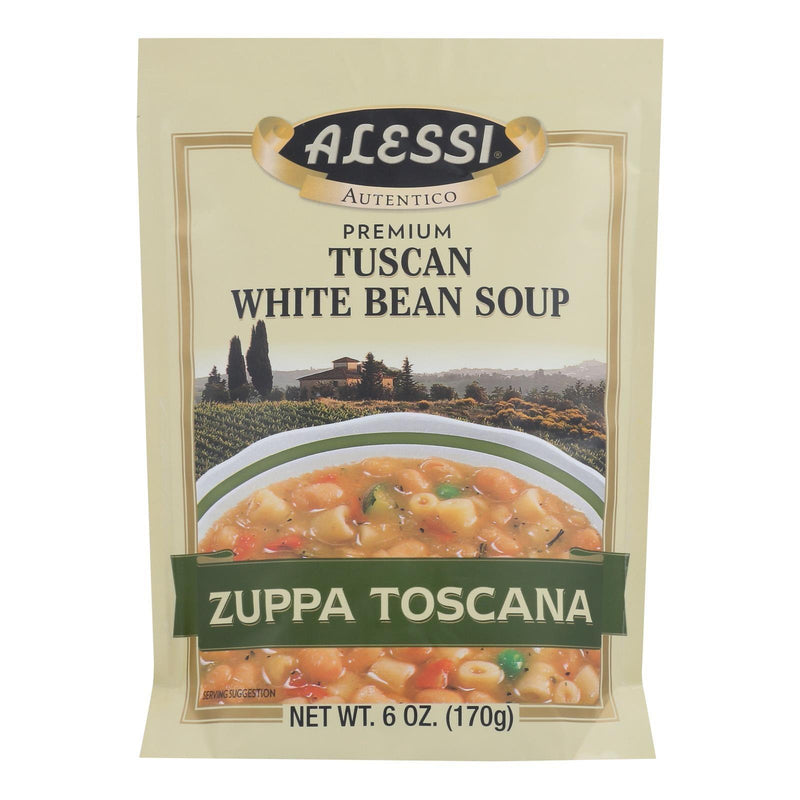 Alessi - Tuscan - White Bean Soup - Case Of 6 - 6 Oz. - Orca Market