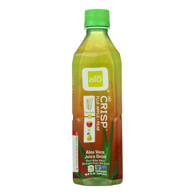 Alo Original Crisp Aloe Vera Juice Drink - Fuji Apple And Pear - Case Of 12 - 16.9 Fl Oz. - Orca Market