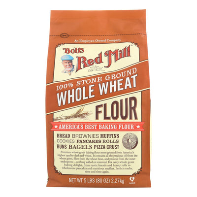 Bob's Red Mill - Whole Wheat Flour - 5 Lb - Case Of 4 - Orca Market