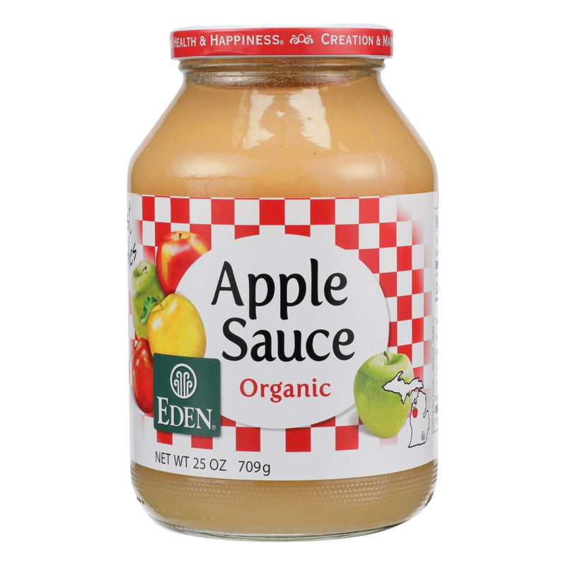 Eden Foods 100% Organic Applesauce - Case Of 12 - 25 Oz - Orca Market