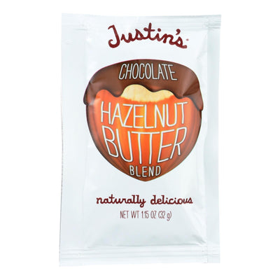 Justin's Nut Butter Squeeze Pack - Hazelnut Butter - Chocolate - Case Of 10 - 1.15 Oz. - Orca Market