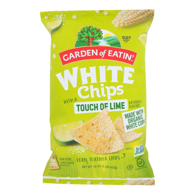 Garden Of Eatin' Tortilla Chips - White Corn Chips With Lime - Case Of 12 - 16 Oz. - Orca Market