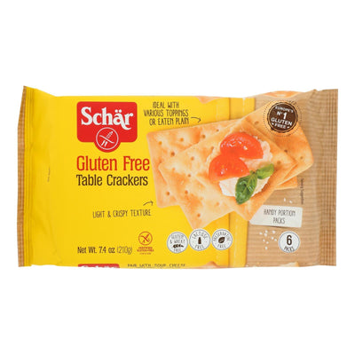 Schär Gluten Free Table Crackers - Case Of 5 - 7.4 Oz - Orca Market