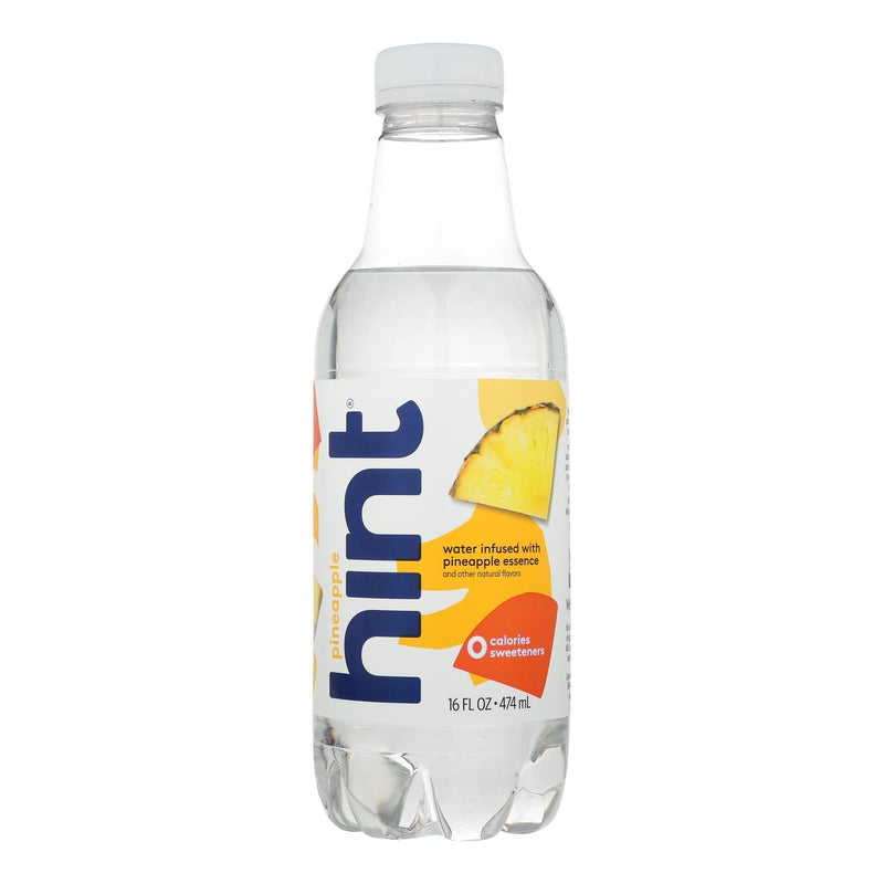 Hint Pineapple Water - Pineapple Unsweetened - Case Of 12 - 16 Fl Oz. - Orca Market