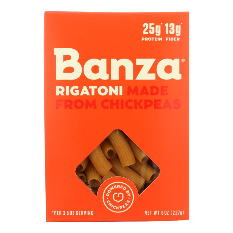 Banza Rigatoni Chickpea Pasta - Case Of 6 - 8 Oz - Orca Market