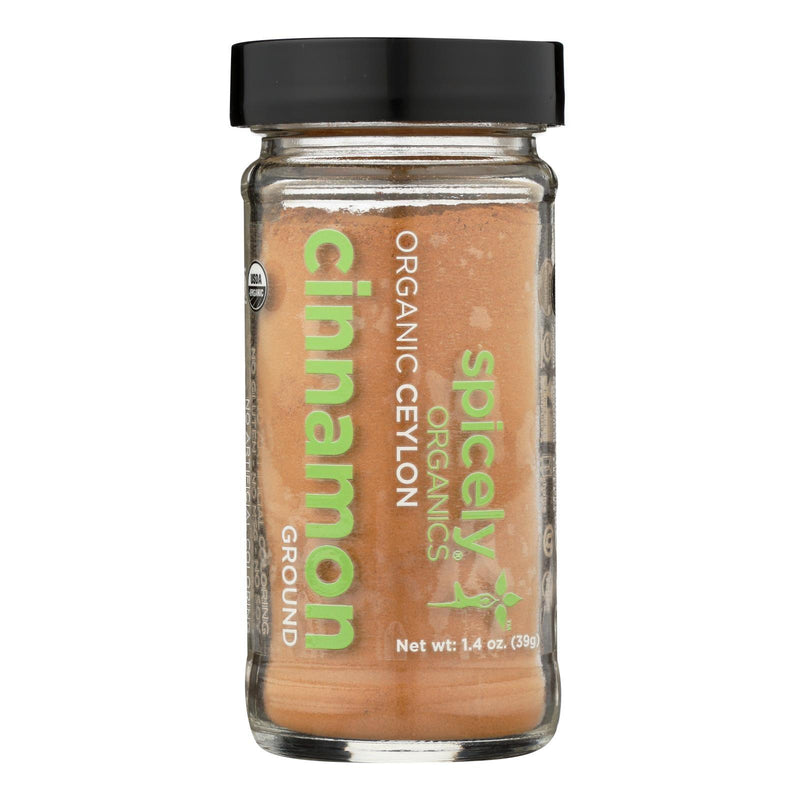 Spicely Organics - Organic Cinnamon Ceylon - Grnd - Case Of 3 - 1.4 Oz. - Orca Market