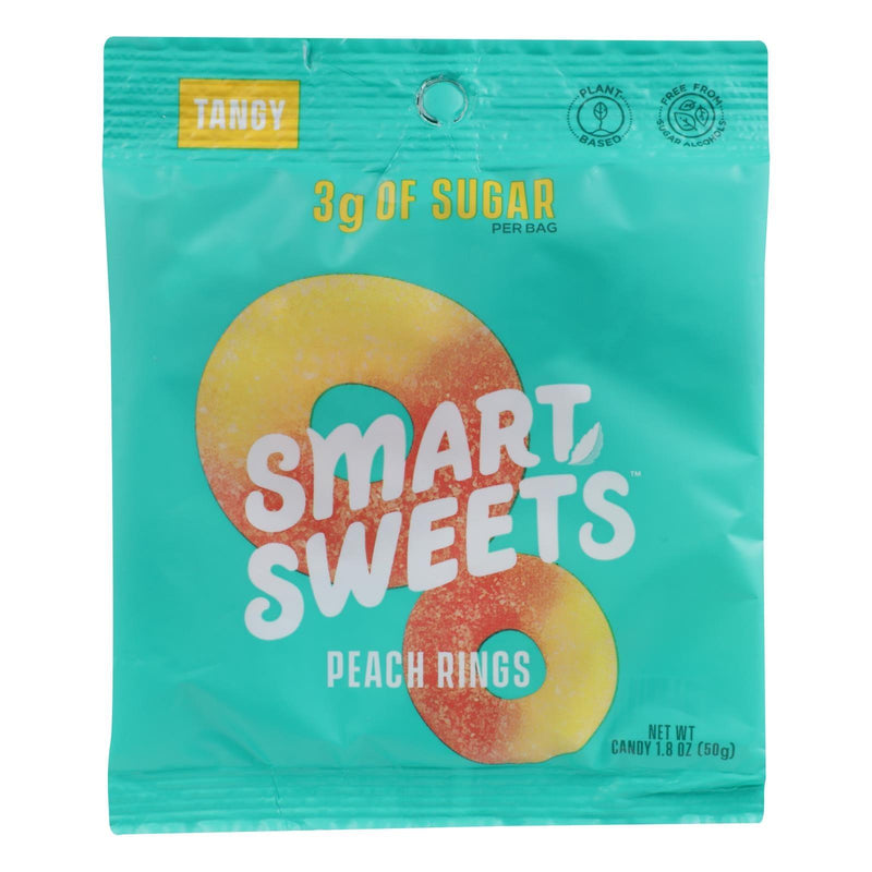 Smartsweets - Gummy Peach Rings - Case Of 12 - 1.8 Oz - Orca Market