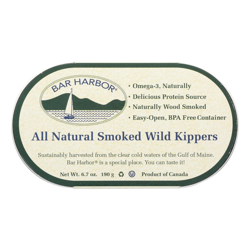 Bar Harbor - Smoked Wild Kippers - Case Of 12 - 6.7 Oz. - Orca Market