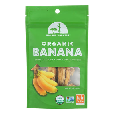 Mavuno Harvest Organic Gluten - Free Dried Banana - Case Of 6 - 2 Oz. - Orca Market