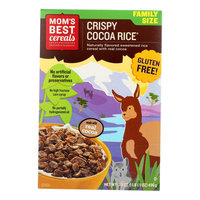 Moms Best Naturals Cereal - Crispy Cocoa Rice - 17.5 Oz - Case Of 14 - Orca Market