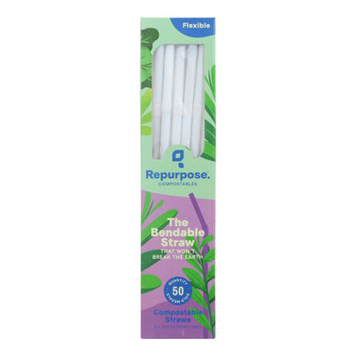 Repurpose Compostable Straws - Case Of 20 - 50 Count - Orca Market