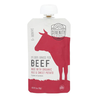 Serenity Kids Llc - Pouch Beef Kale Sweet Potato - Case Of 6 - 3.5 Oz - Orca Market