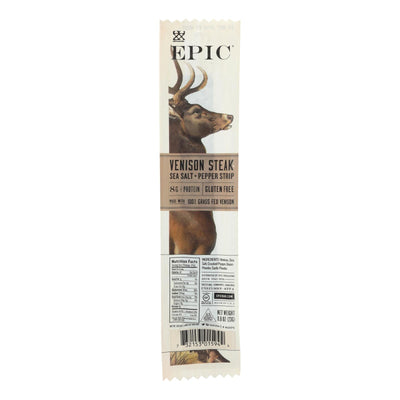 Epic - Strips - Venison Steak - Case Of 20 - .8 Oz - Orca Market