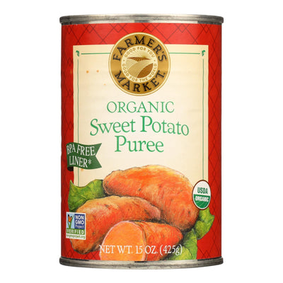 Farmer's Market Organic - Sweet Potato Puree - Case Of 12 - 15 Oz. - Orca Market