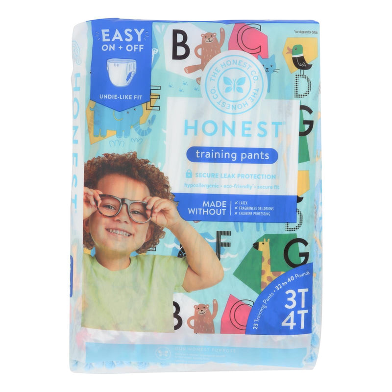 The Honest Company - Training Pants Abc 3t-4t - 1 Each - 23 Ct - Orca Market