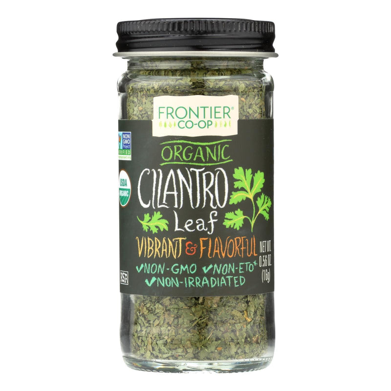 Frontier Herb Cilantro Leaf - Organic - Cut And Sifted - 0.56 Oz - Orca Market