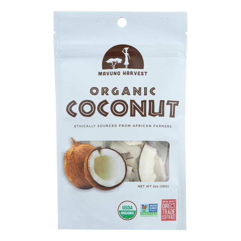 Mavuno Harvest - Organic Dried Fruit - Dried Coconut - Case Of 6 - 2 Oz. - Orca Market