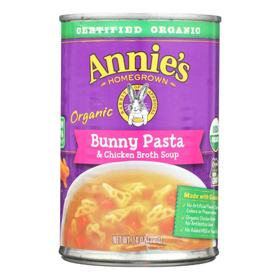 Annie's Homegrown - Soup - Bunny Pasta And Chicken Broth Soup - Case Of 8 - 14 Oz. - Orca Market