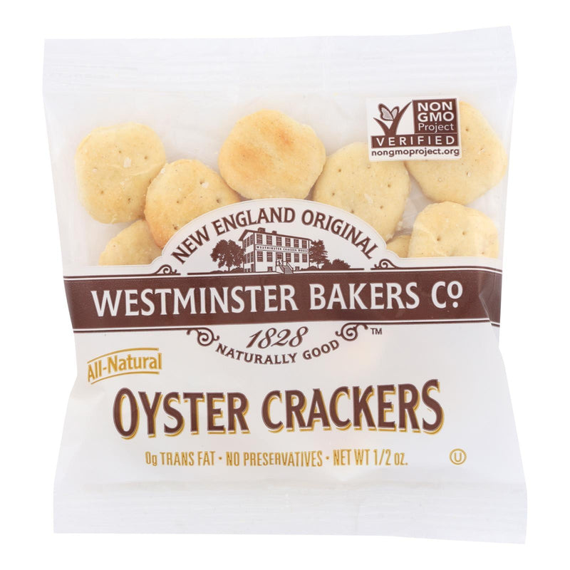 Westminster Cracker Oyster Old Fashioned Crackers - Case Of 150 - 0.5 Oz. - Orca Market