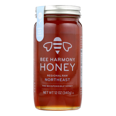 Bee Harmony - Honey - Regional Raw Northeast - Case Of 6-12 Oz. - Orca Market