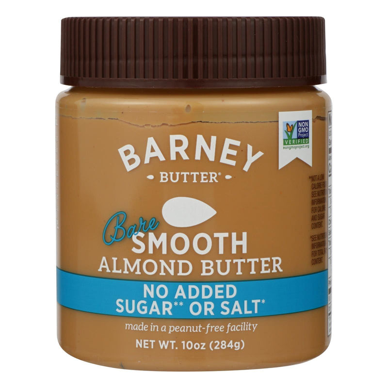 Barney Butter - Almond Butter - Bare Smooth - Case Of 6 - 10 Oz. - Orca Market