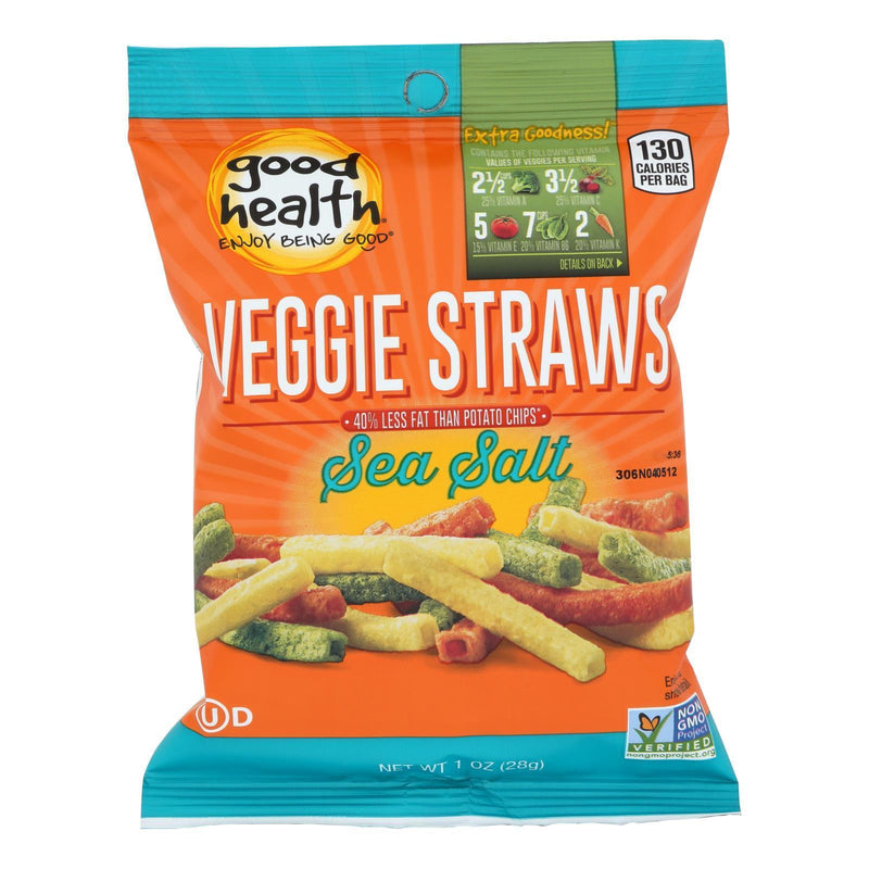 Good Health Veggie Straws - Sea Salt - Case Of 24 - 1 Oz. - Orca Market