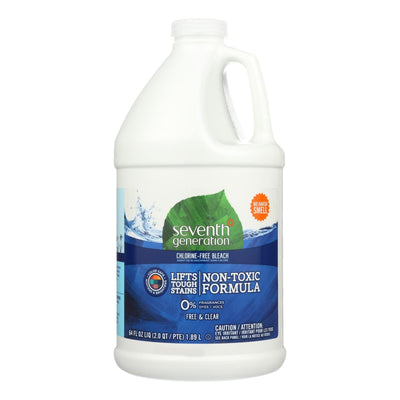 Seventh Generation Chlorine Free Bleach - Free And Clear - Case Of 6 - 64 Fl Oz. - Orca Market