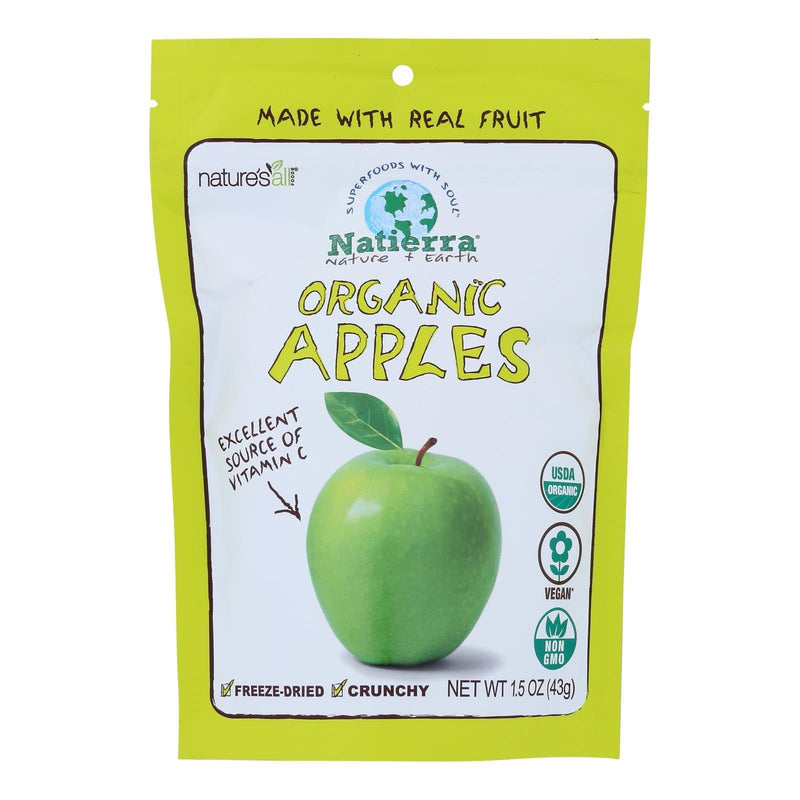 Natierra Fruit - Organic - Freeze Dried - Apples - 1.5 Oz - Case Of 12 - Orca Market