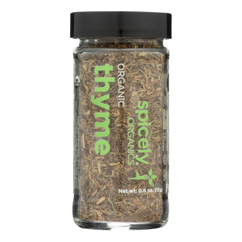 Spicely Organics - Organic Thyme - Case Of 3 - 0.6 Oz. - Orca Market