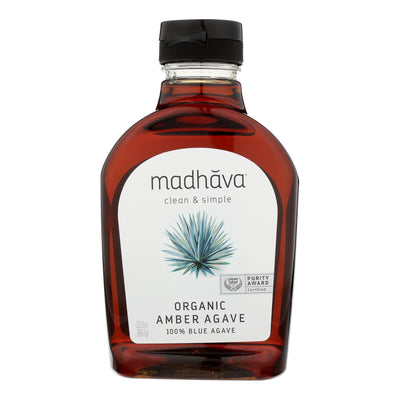 Madhava Honey Organic Agave Nectar - Amber - Case Of 6 - 23.5 Oz. - Orca Market