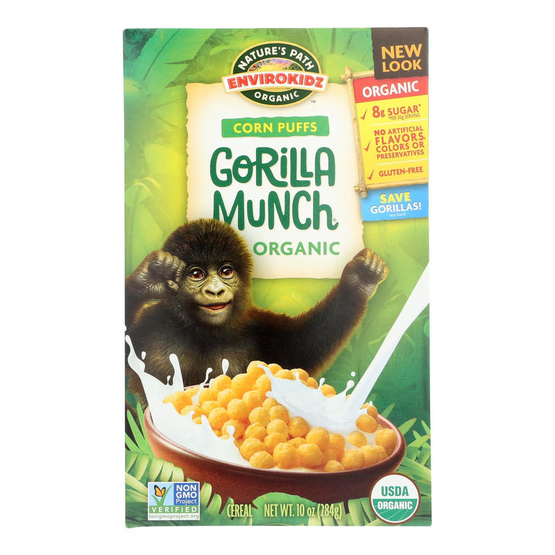 Envirokidz - Organic Corn Puff - Gorilla Munch - Case Of 12 - 10 Oz. - Orca Market