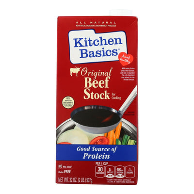 Kitchen Basics Beef Stock - Case Of 12 - 32 Fl Oz. - Orca Market