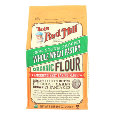 Bob's Red Mill - Organic Whole Wheat Pastry Flour - 5 Lb - Case Of 4 - Orca Market