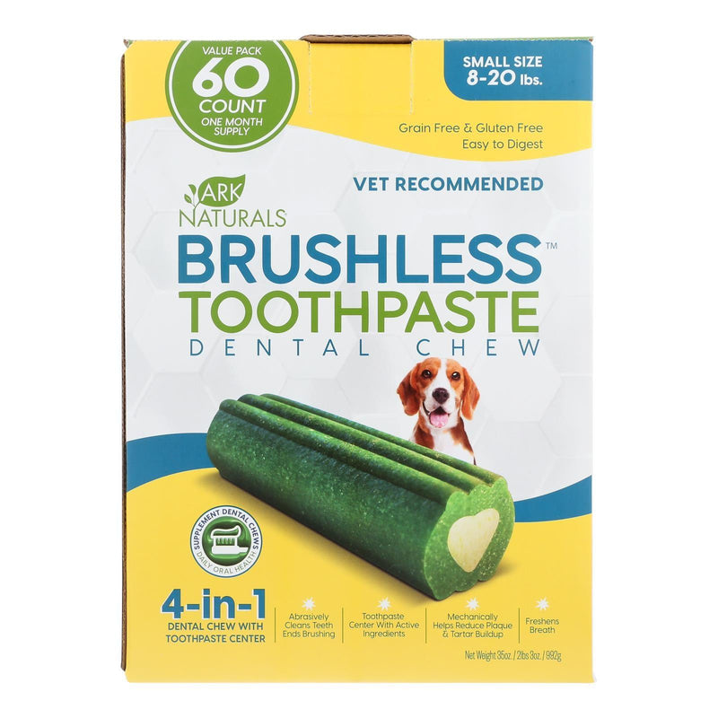 Ark Naturals - Brushless Toothpaste Dental Chw Sm - 1 Each - 60 Ct - Orca Market