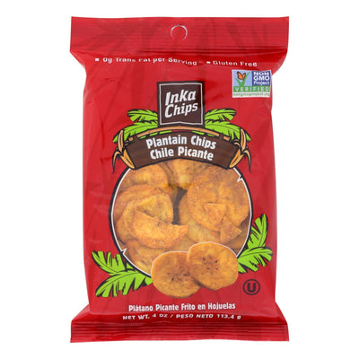 Inka Crops - Plantain Chips - Chile Picante - Case Of 12 - 4 Oz. - Orca Market