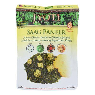 Jyoti Cuisine India Saag Paneer - Case Of 6 - 10 Oz. - Orca Market