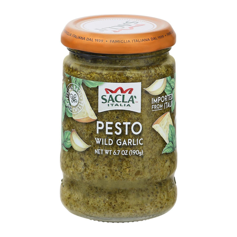 Sacla - Pesto Wild Garlic - Case Of 6 - 6.7 Oz - Orca Market