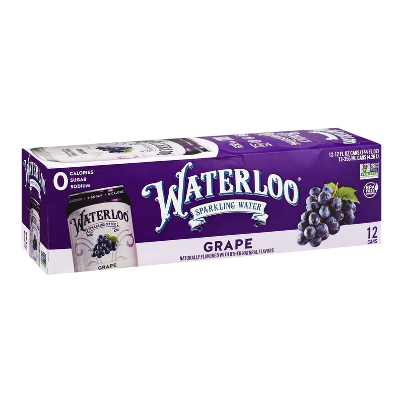 Waterloo - Sparkling Water Grape - Case Of 2 - 12/12 Fz - Orca Market