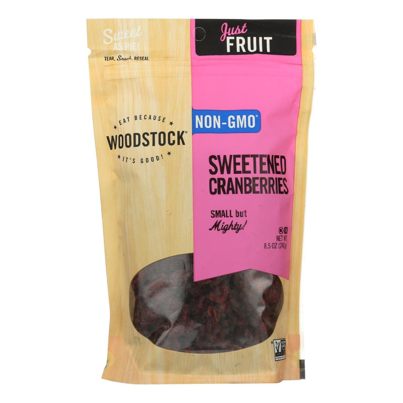 Woodstock Sweetened Cranberries - Case Of 8 - 8.5 Oz - Orca Market