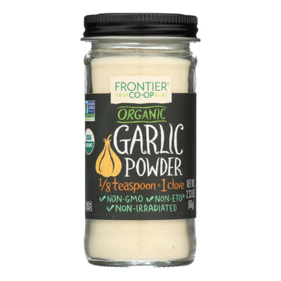 Frontier Herb Garlic - Organic - Powder - 2.33 Oz - Orca Market