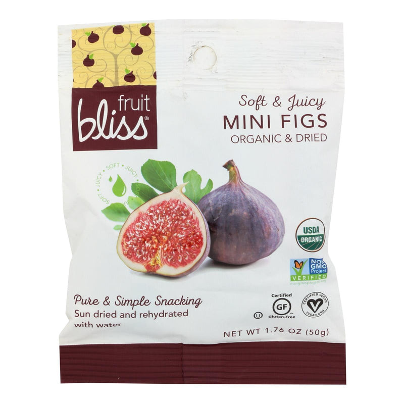 Fruit Bliss - Organic Turkish Mini Figs - Mini Figs - Case Of 12 - 1.76 Oz. - Orca Market