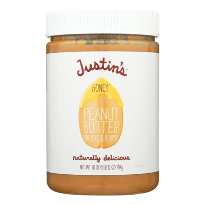 Justin's Nut Butter Peanut Butter - Honey - Case Of 6 - 28 Oz. - Orca Market