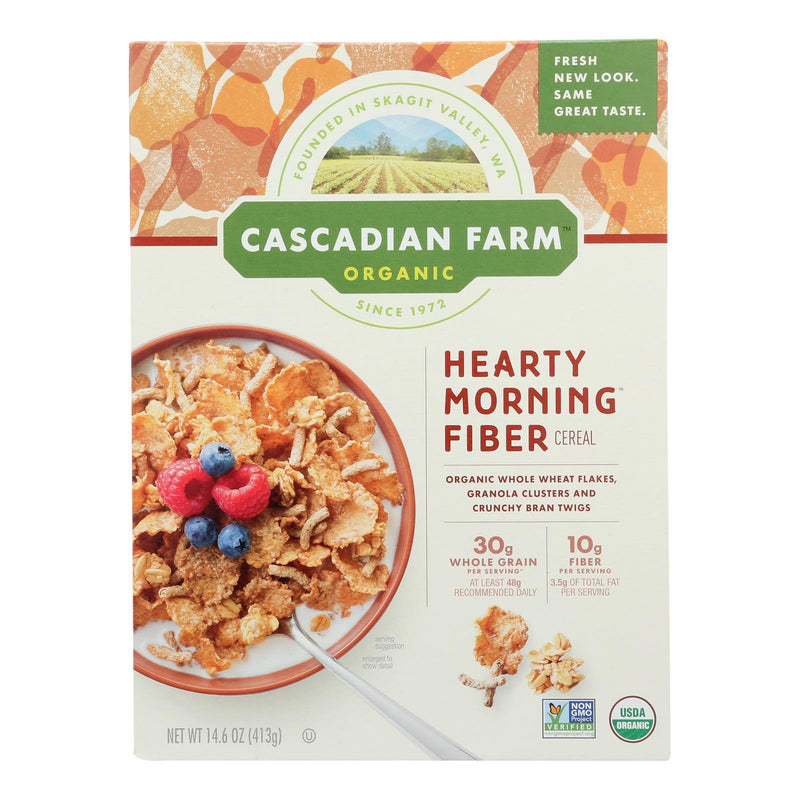 Cascadian Farm Organic Cereal - Hearty Morning - Case Of 10 - 14.6 Oz - Orca Market