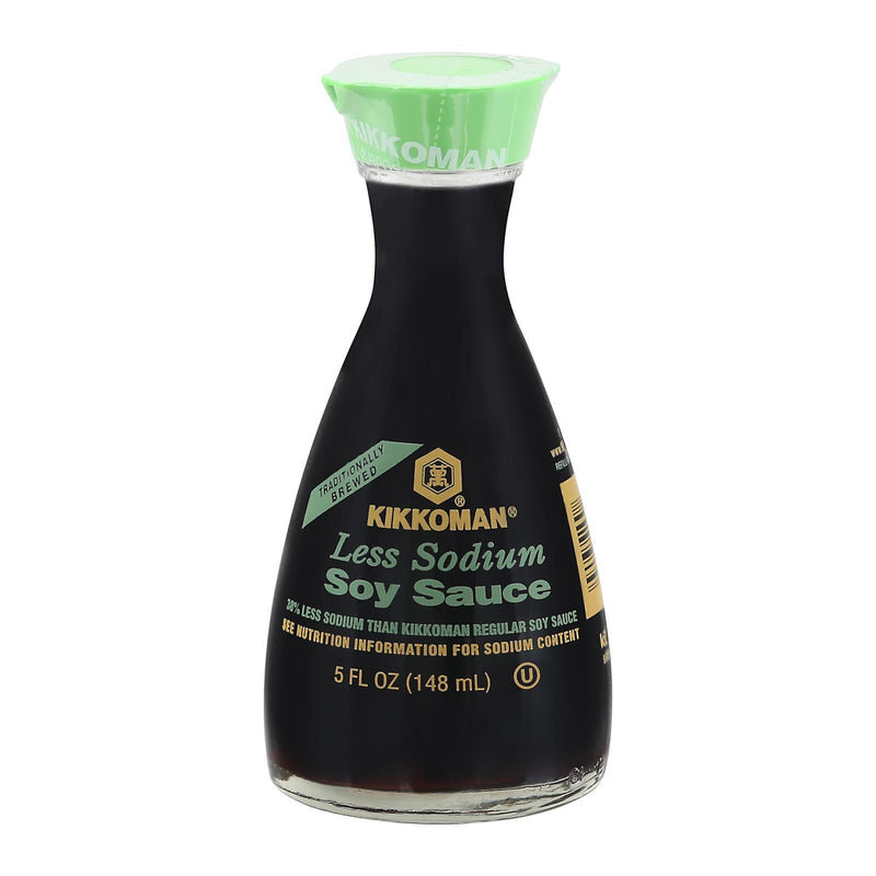 Kikkoman Soy Sauce - Less Sodium - Case Of 12 - 5 Oz. - Orca Market