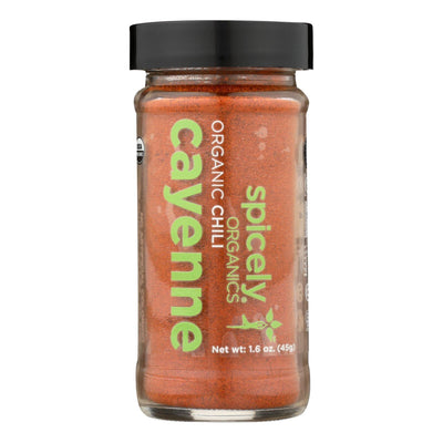 Spicely Organics - Organic Cayenne Pepper - Case Of 3 - 1.6 Oz. - Orca Market