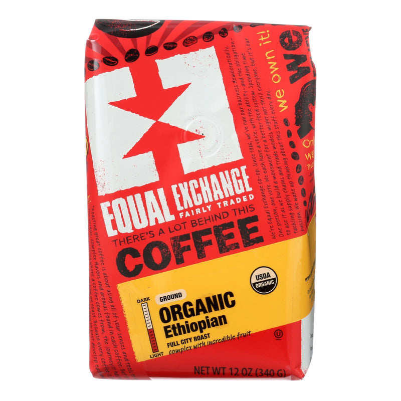 Equal Exchange Organic Drip Coffee - Ethiopian - Case Of 6 - 12 Oz. - Orca Market