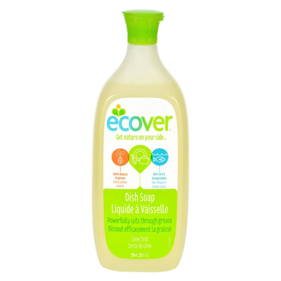 Ecover Liquid Dish Soap - Lime Zest - 25 Oz - Case Of 6 - Orca Market